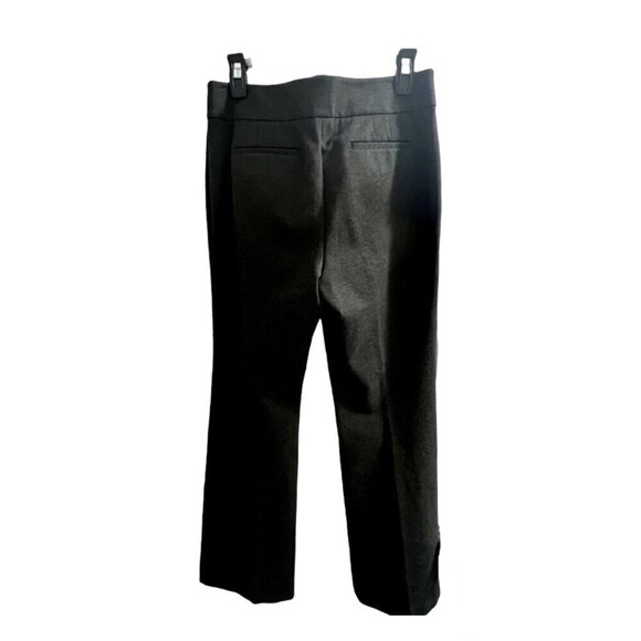 Talbots Charcoal Gray Straight Leg Bootcut Mid-rise Dress Pants Slacks Size 8 - Picture 3 of 6